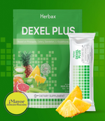 DEXEL PLUS 5 D06: Super Antioxidant with Herbal Extracts including Spirulina, Aloe Vera, Eucalyptus, and Iron for Immune Support. 30 Sachet Count