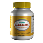 MAGNE FORTE 14- Bone Strength - Plant-Based Calcium, Magnesium, Potassium, Vitamin D3, VIT C, K2 - GMO, Soy, Gluten Free Ingredients - Whole Food Supplement for Bone Health